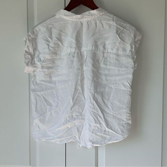 Wonder Nation Girl's XXL Short Sleeve Collared Button Top - Picture 3 of 4